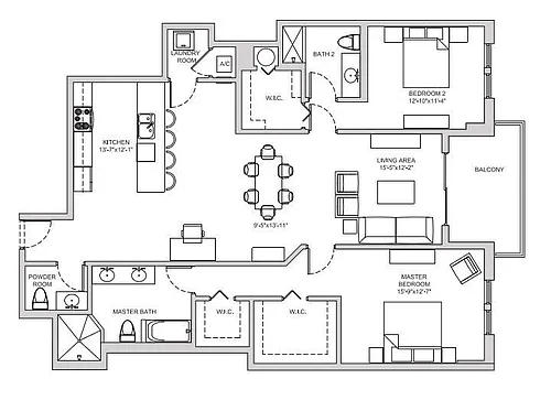 Floor plan B16S