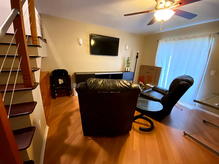 Living room area. TV Is included with rental.
Furniture here is not included.