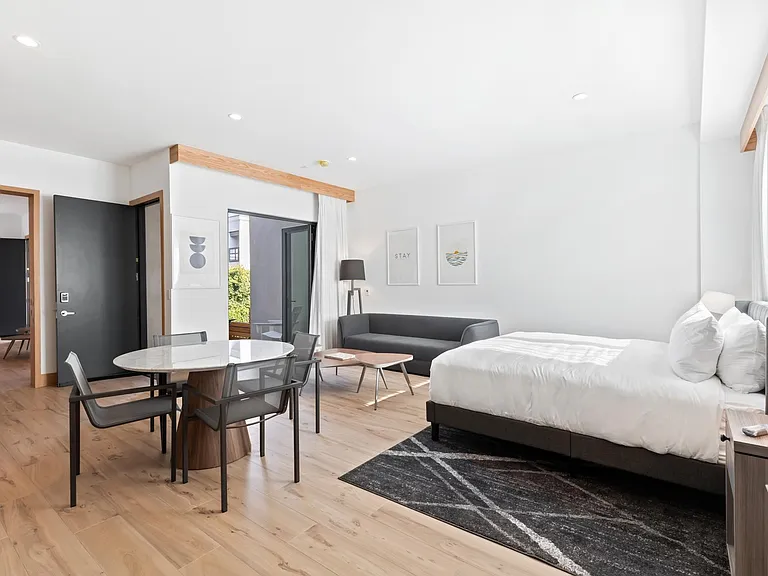 Sleep comes easy in the uber-comfortable double bed!