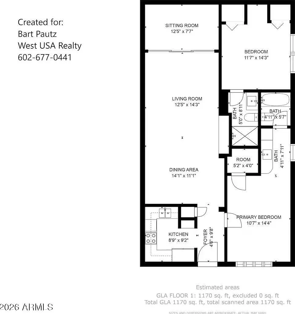 2 bed, 2.0 bath, 1066 sqft, $3,000 — Photo 4