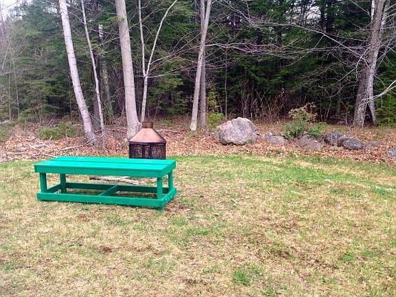 Firepit  Wooded Abuts Forest