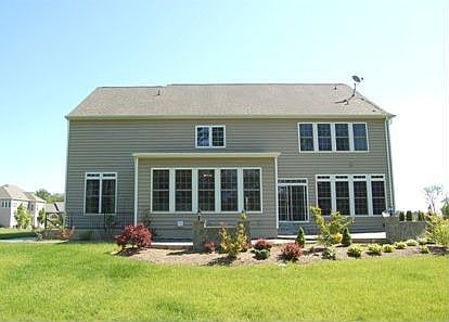 Patio and landscaping