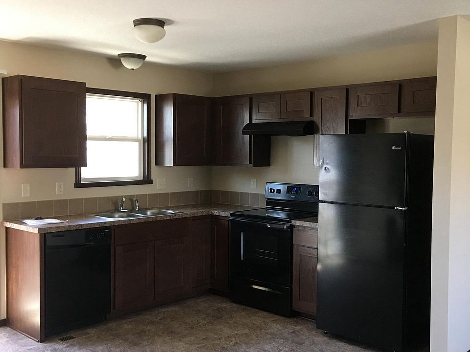 open kitchen dining area 