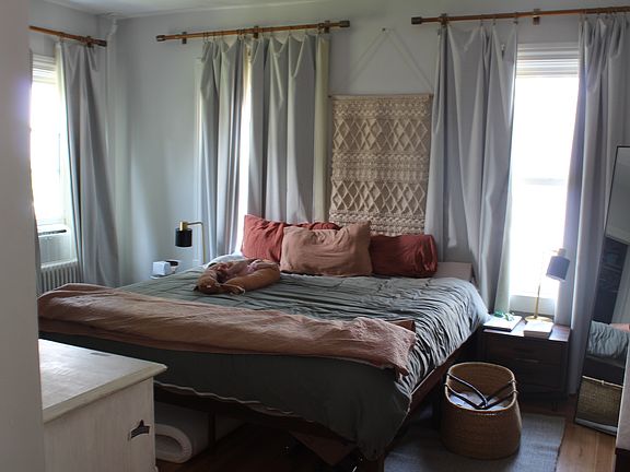 Main floor - Master bedroom, two closets and more than enough room for a king-size bed