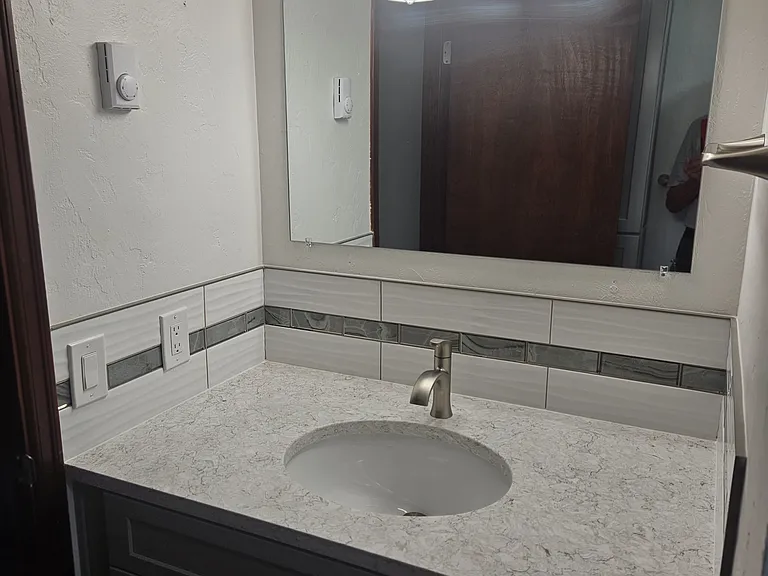 Master bath vanity