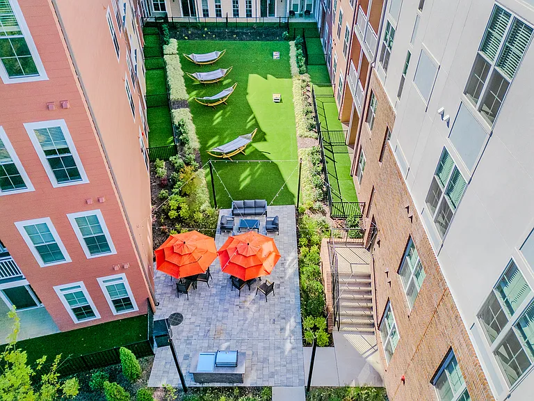Outdoor Courtyard at Triton Scott's Addition
