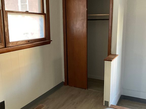 Clothes closet off entry way