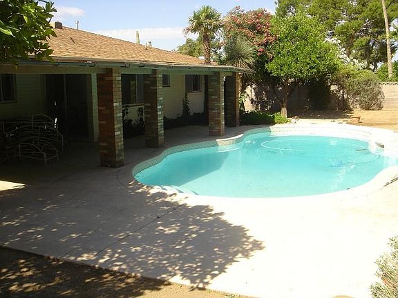 Backyard before redesign