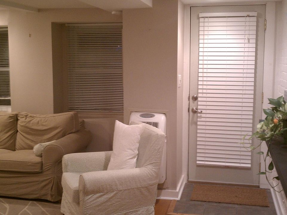 Living room and front door