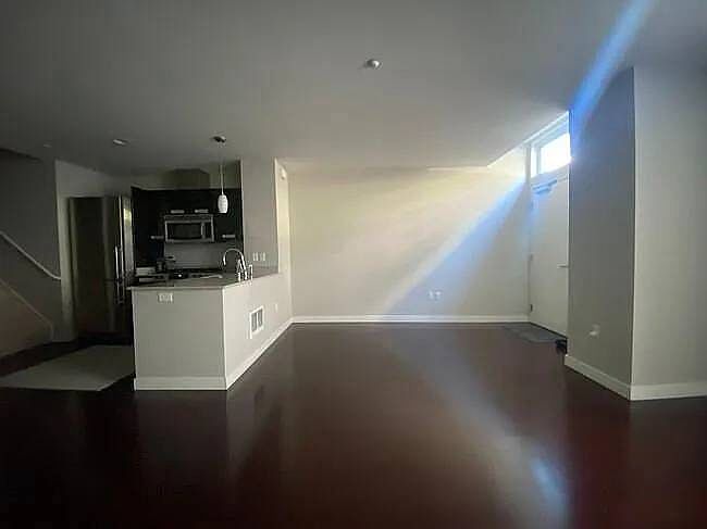 Kitchen and living space