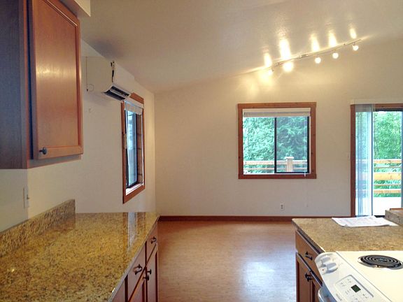 Kitchen, Dining and Living Areas