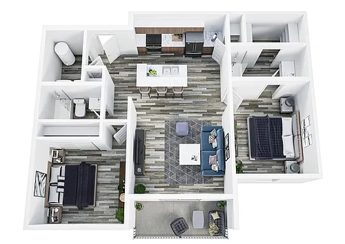Floor plan The Monroe