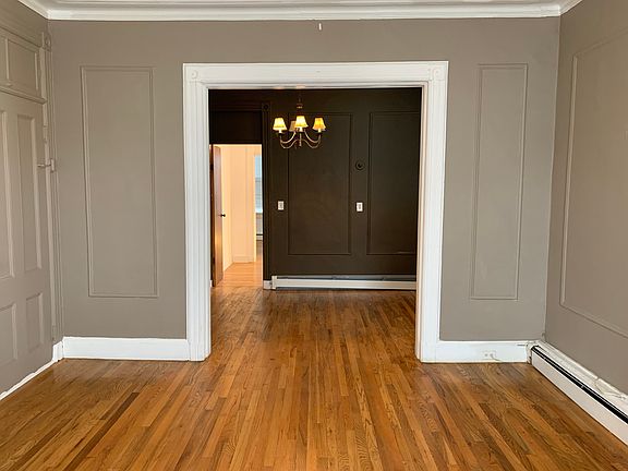 Living room and dining room