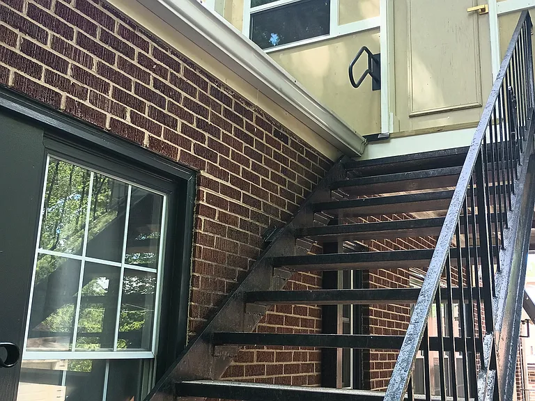 Stairs to Unit 2 upstairs duplex