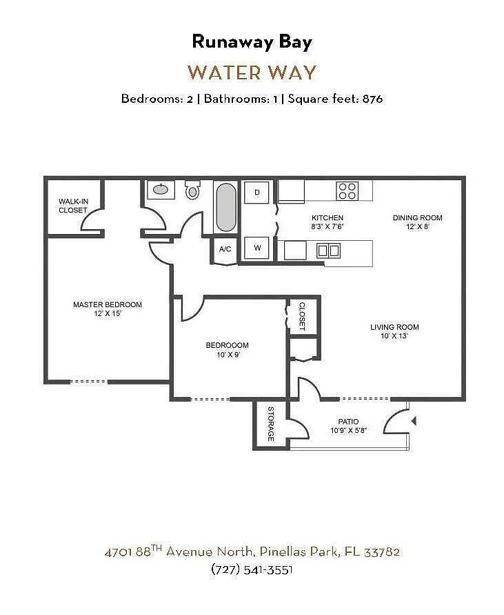 Floor plan Waterway