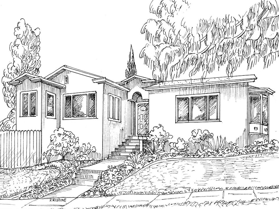 Artistically landscaped Yard on Corner lot