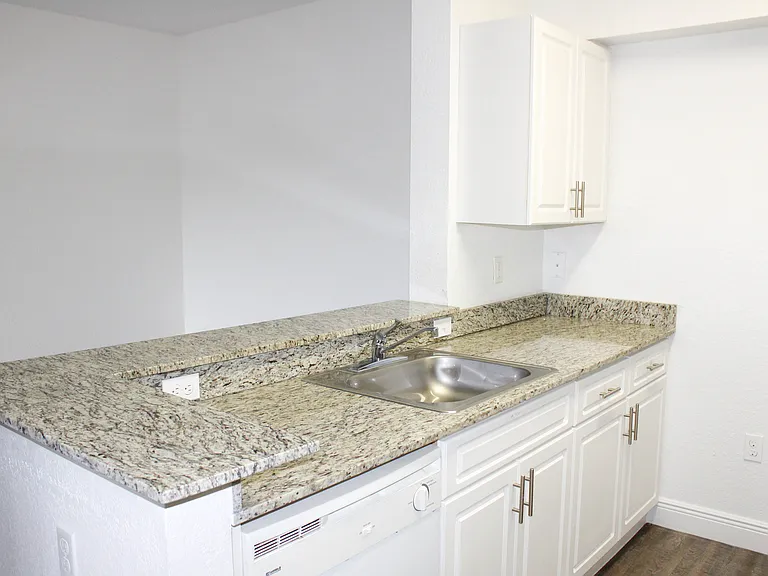 Kitchen with Granite Counter tops