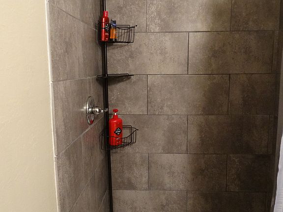 Large master shower with new tile