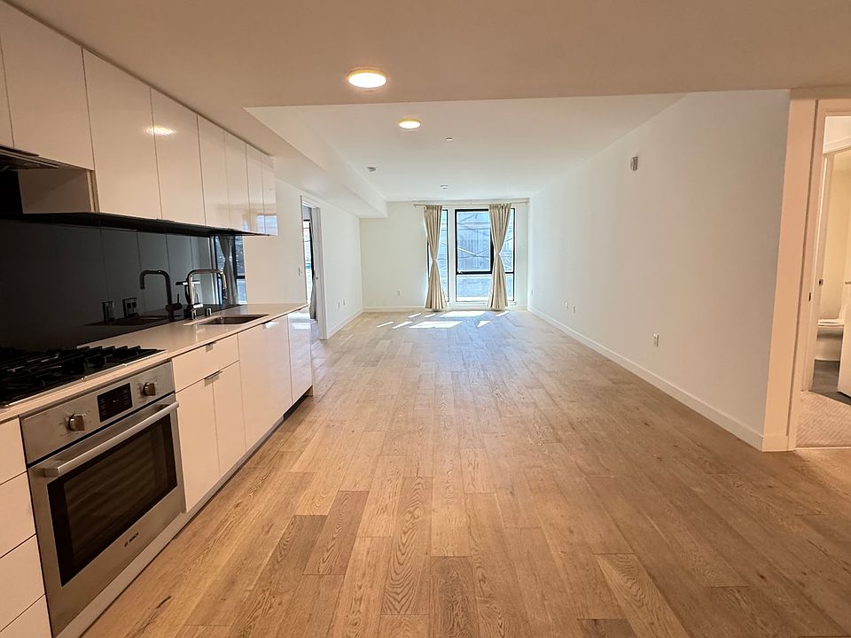 Living room with open kitchen