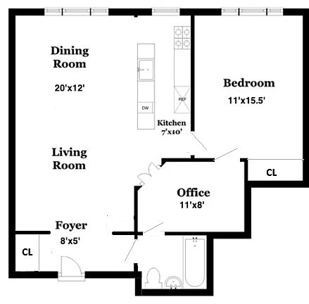 2nd image of 233 W 99th St APT 3D
