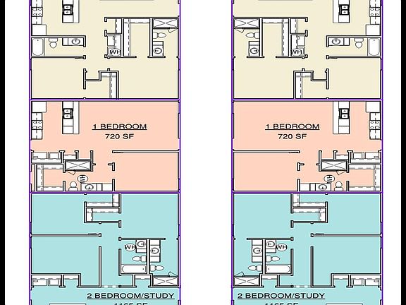 Six Plex floor plan