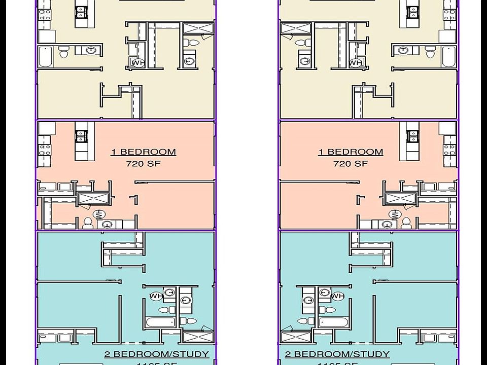 Six Plex floor plan