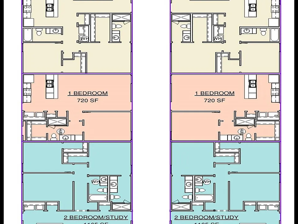 Six Plex floor plan