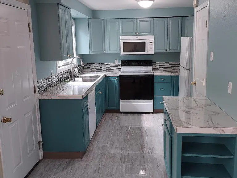 Fully remolded kitchen with pantry.