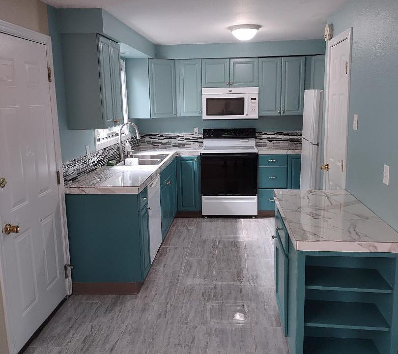 Fully remolded kitchen with pantry.