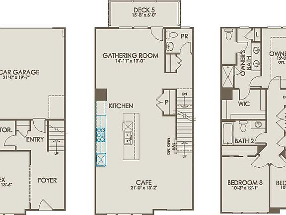 Home Design Layout with Structural Options