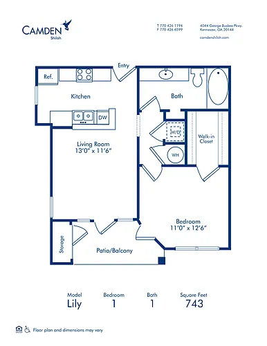 Floor plan Lily