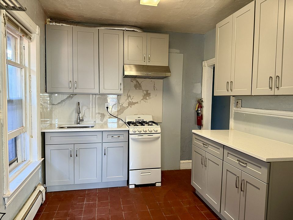Renovated Kitchen _ New Cabinets, Countertop, Backsplash Tiles, Sink, Refrigerator & Range Hood