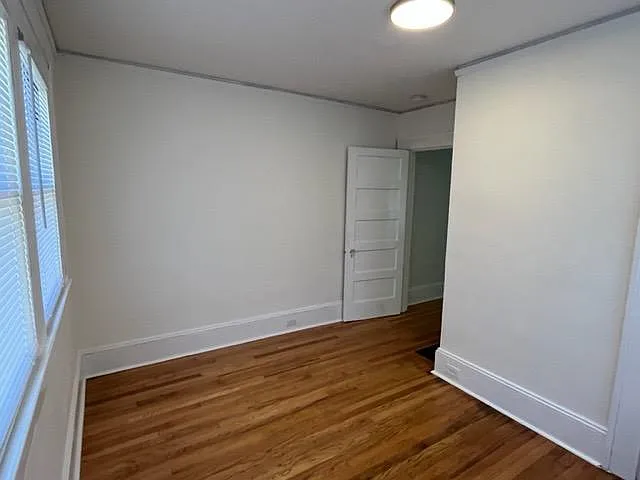 Back bedroom measures roughly 11' x 8'.