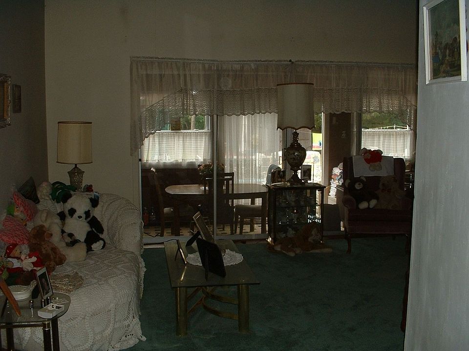 View from entry to sunken living room