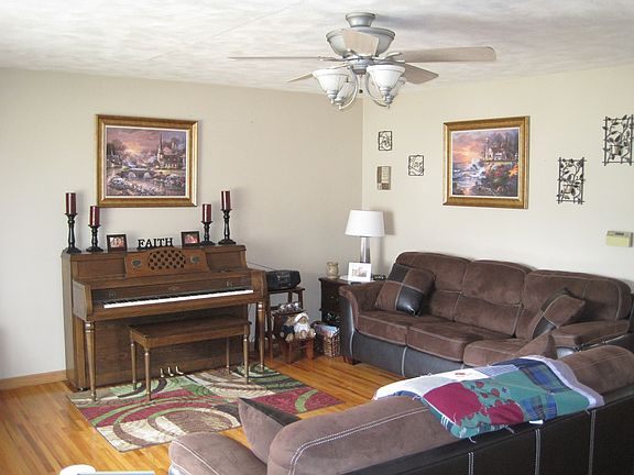 Living room with furniture