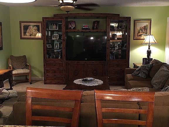 Kitchen view to living room