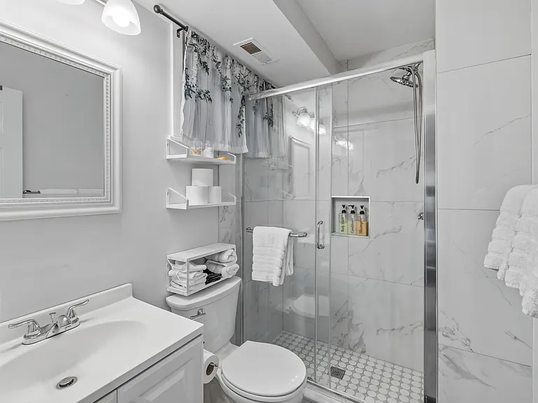 Bathroom with walk in shower