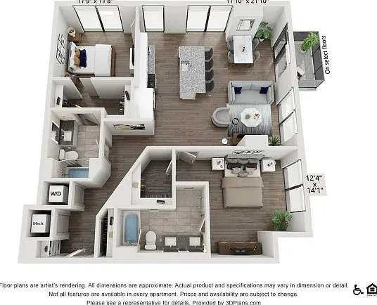 2 bed 2 bath | 1333 sq ft 2 bed 2 bath | 1333 sq ft