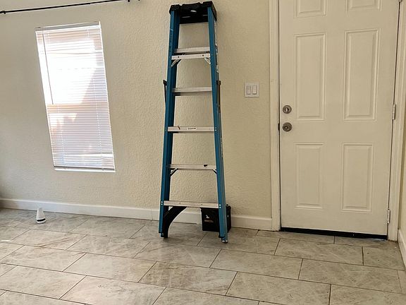 View of the front door from inside