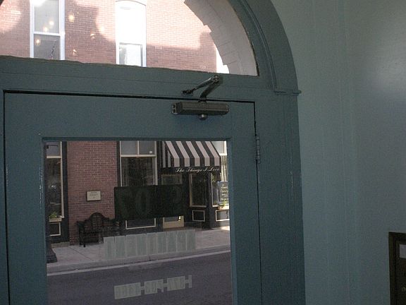 Inside looking out the front door