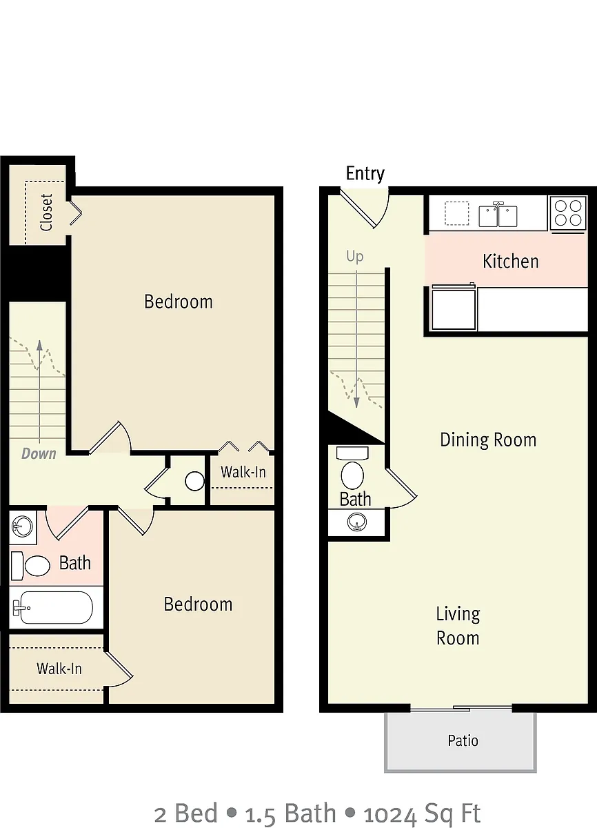 Floor plan 2X15