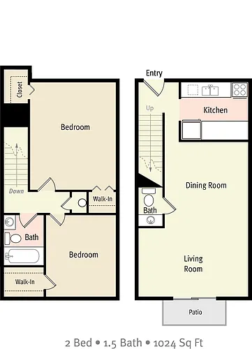 Floor plan 2X15