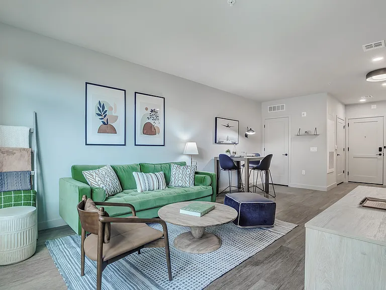 Luxury finishes and flooring reward both the eye and the touch.