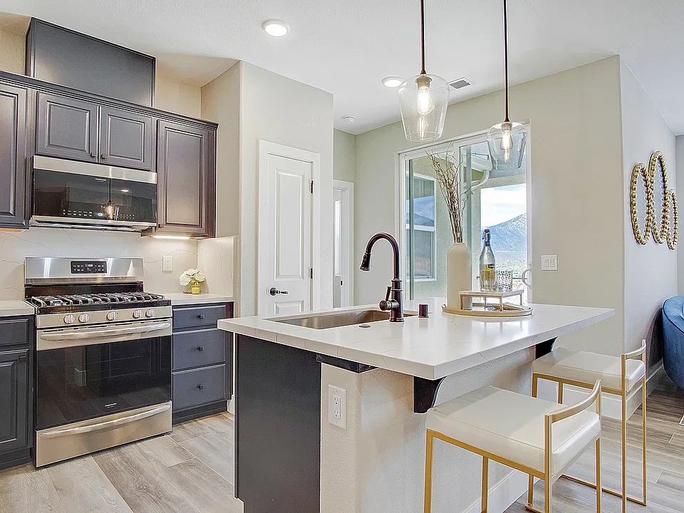 Kitchen with island seating