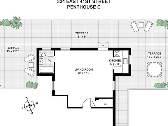 2nd image of 324 41st St Penthouse C3