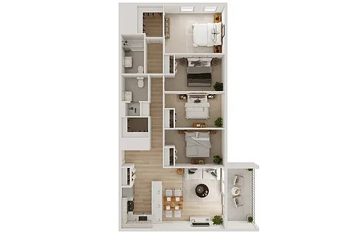 Floor plan D2A