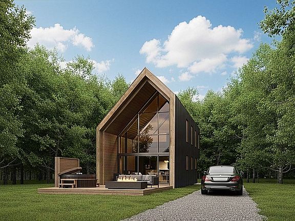 Rendered proposed dwelling