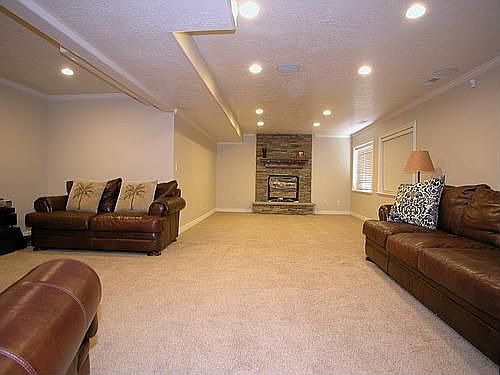 basement family room