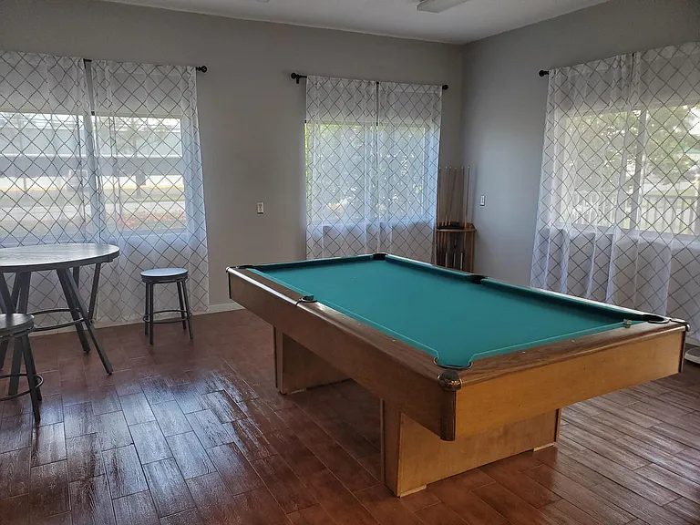 Pool Table in Club House