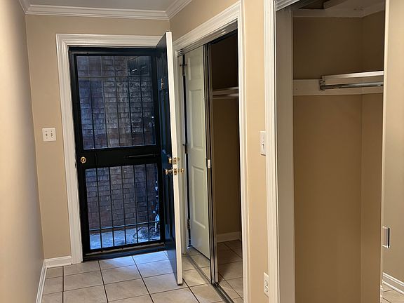 Entry into garden level apartment